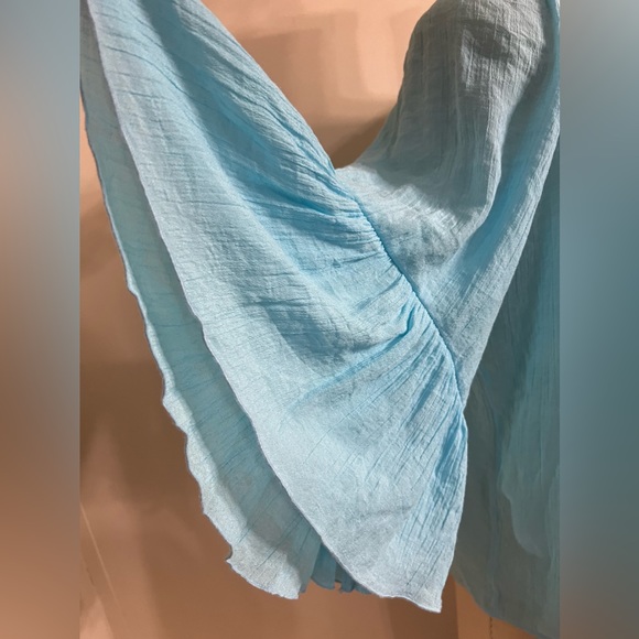 Chico’s Ruffle Slub Top Size 1 - Picture 6 of 9